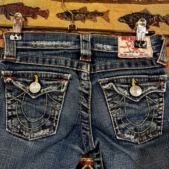 Excellent condition girls sz 8 True Religion Julie jeans - Picture 1 of 5